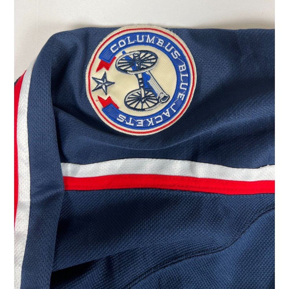 Reebok NHL Columbus Blue Jackets Men’s 52 Navy Blue Premier Hockey Jersey Canada - Picture 7 of 9
